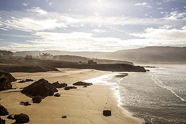 Esmelle beach, Galicia, Spain, Europe 