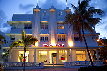 Art deco building in Miami Beach, Florida, United States of America, North America