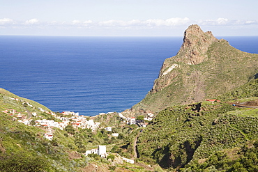 The quiet village of Taganana within the Anaga Rural Park, an area of outstanding natural beauty with walking trails, Tenerife, Canary Islands, Spain, Atlantic, Europe