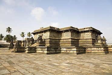 The Hoysala style Chennakeshava Temple at Belur, Karnataka, India, Asia