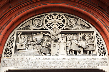 Eglise Protestant Francaise de Londres (French Protestant Church of London) records Edward VI's asylum of Huguenots, Soho Square, London, United Kingdom, Europe