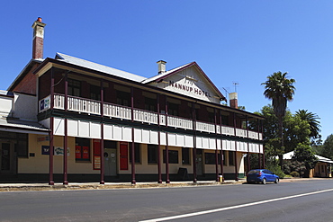 The Nannup Hotel, a traditional Australian hotel and bar, in Nannup, Western Australia, Australia, Pacific