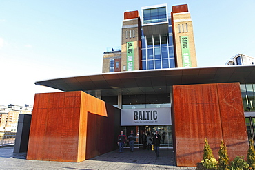 Entrance of the Baltic Centre for Contemporary Art, Gateshead Quays, Gateshead, Tyne and Wear, England, United Kingdom, Europe