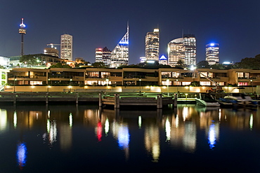 Wooloomooloo seafront and city in the background, Sydney, New South Wales, Australia, Pacific