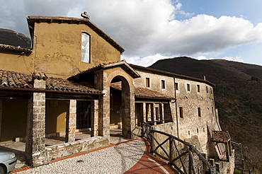 Sanctuary of Poggio Bustone, Poggio Bustone, Rieti, Lazio (Latium), Italy, Europe