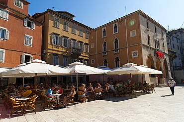 Vocni trg (Fruit Square), Split, region of Dalmatia, Croatia, Europe