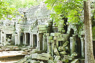 Ruins of Preah Khan Temple, UNESCO World Heritage Site, Angkor, Siem Reap, Cambodia, Indochina, Southeast Asia, Asia