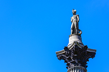 Nelson's Column, Trafalgar Square, London, England, United Kingdom, Europe