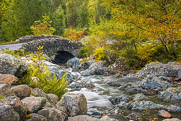 Ashness Bridge, Lake District National Park, Cumbria, England, United Kingdom, Europe