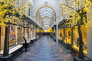 Burlington Arcade at Christmas, Piccadilly, The West End, London, England, United Kingdom, Europe