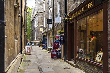 Shops in All Saints Passage, Cambridge, Cambridgeshire, England, United Kingdom, Europe