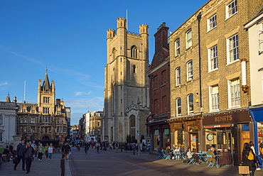 King's Parade, Great St. Mary's Church, Cambridge, Cambridgeshire, England, United Kingdom, Europe