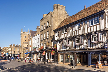 The Mitre and The Baron of Beef pubs, Bridge Street, Cambridge, Cambridgeshire, England, United Kingdom, Europe