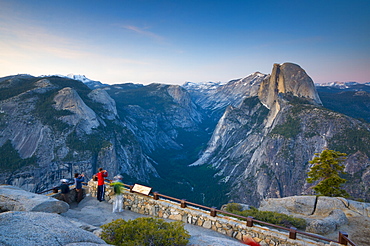 Half Dome from Glacier Point, Yosemite National Park, UNESCO World Heritage Site, California, United States of America, North America