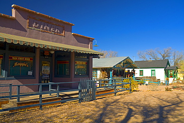 Diner used in Wild Hogs movie, Madrid, Turquoise Trail, New Mexico, United States of America, North America