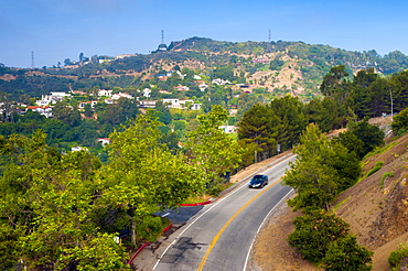 Mulholland Drive, Los Angeles, California, United States of America, North America