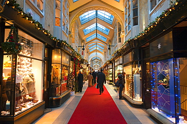 Burlington Arcade at Christmas, Piccadilly, London, England, United Kingdom, Europe