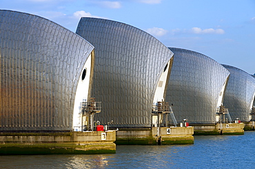 Thames Barrier, Woolwich, London, England, United Kingdom, Europe