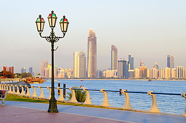 City skyline, Abu Dhabi, United Arab Emirates, Middle East