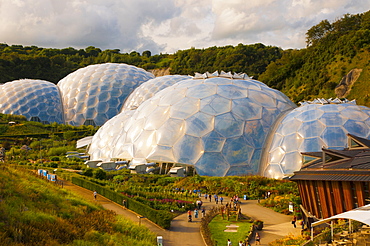 Eden Project near St. Austell, Cornwall, England, United Kingdom, Europe