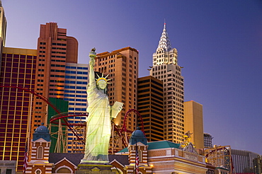 New York New York Hotel and Casino, Las Vegas, Nevada, United States of America, North America