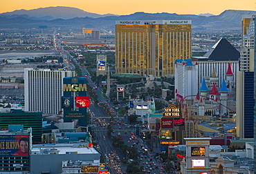 The Strip, Las Vegas, Nevada, United States of America, North America