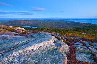 View from Cadillac Mountain, Acadia National Park, Mount Desert Island, Maine, New England, United States of America, North America