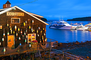 Lobster restaurant, Bar Harbor, Mount Desert Island, Maine, New England, United States of America, North America