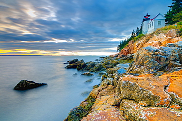 Bass Harbor Head Lighthouse, Bass Harbor, Mount Desert Island, Acadia National Park, Maine, New England, United States of America, North America