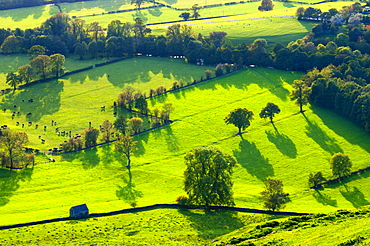 River Manifold Valley near Ilam, Peak District National Park, Derbyshire, England