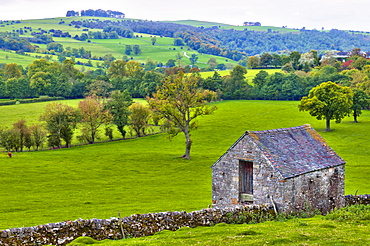 River Manifold Valley near Ilam, Peak District National Park, Derbyshire, England