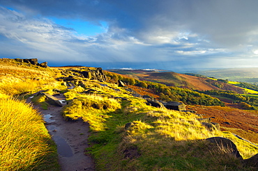 Stanage Edge, Peak District National Park, Derbyshire, England