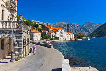 Perast, Bay of Kotor, UNESCO World Heritage Site, Montenegro, Europe 