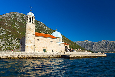 Our-Lady-of-the-Rock Island, Perast, Bay of Kotor, UNESCO World Heritage Site, Montenegro, Europe 