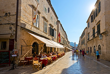 The Stradun, UNESCO World Heritage Site, Dubrovnik, Croatia, Europe