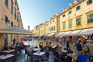 The Stradun, UNESCO World Heritage Site, Dubrovnik, Croatia, Europe