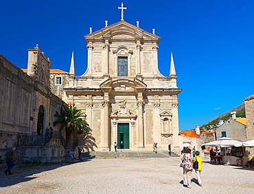 Jesuit Church of St. Ignatius of Loyola, Old Town (Stari Grad), Dubrovnik, Dalmatia, Croatia, Europe