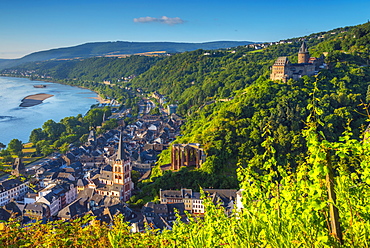 Bacharach on the River Rhine, Rhineland Palatinate, Germany, Europe