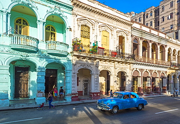 Prado (Paseo de Marti), La Habana Vieja (Old Havana), UNESCO World Heritage Site, Havana, Cuba, West Indies, Caribbean, Central America