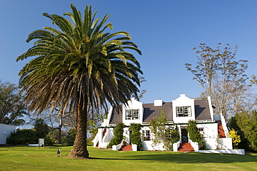 Gabled buildings on the Kurland estate in Plettenberg Bay on the Garden Route, Western Cape, South Africa, Africa