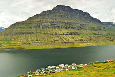 Eskifjordur, a fjord in the east, Iceland, Polar Regions