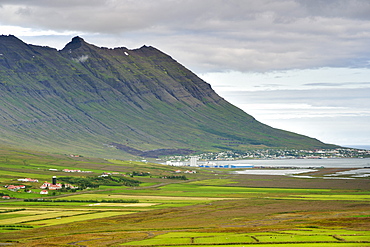 Neskapustadur, a fjord town in the east, Iceland, Polar Regions