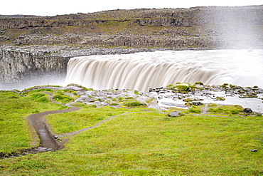 Dettifoss waterfall near Myvatn in Vatnajokull National Park, northeast area, Iceland, Polar Regions