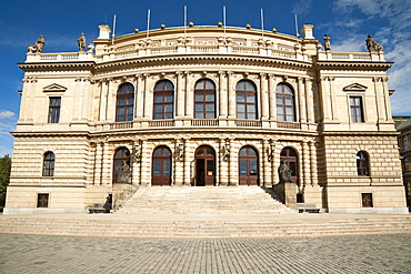 The Rudolfinum, a music auditorium on Jan Palach Square, Prague, Czech Republic, Europe