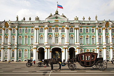 The State Hermitage Museum, UNESCO World Heritage Site, St..Petersburg, Russia, Europe