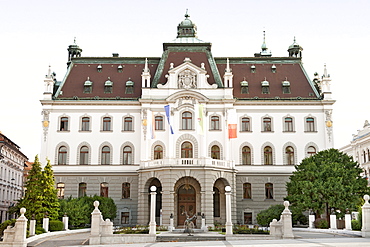 The main building of the University of Ljubljana, Ljubljana, Slovenia, Europe