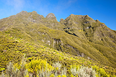 Le Gros Morne Peak, 2991m, on the French island of Reunion in the Indian Ocean, Africa