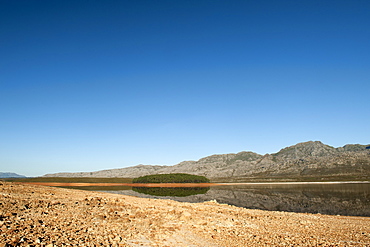 Steenbras Dam in the Western Cape Province of South Africa, Africa