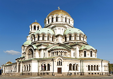 Saint Alexander Nevsky Cathedral in Sofia, the capital of Bulgaria, Europe