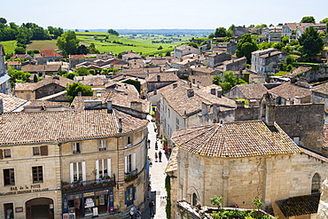 St.-Emilion village in the Gironde department of the Aquitaine region in southwestern France, Europe